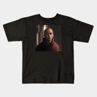 The Monk's Silent Vigil Kids T-Shirt